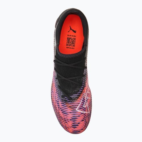 Buty piłkarskie męskie PUMA Future 8 Match Low FG/AG puma black/ puma white/ glowing red