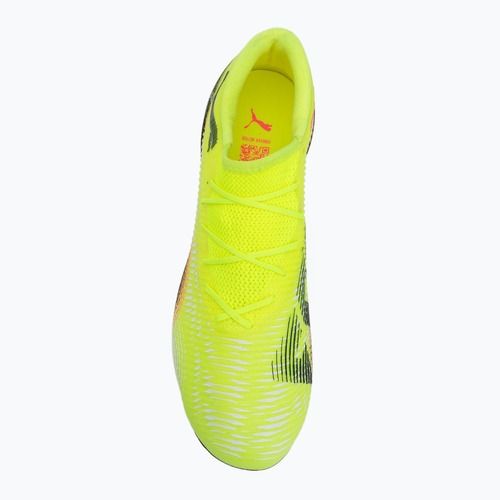 Buty piłkarskie męskie PUMA Future 8 Match Low FG/AG yellow alert/ puma black/ sun struck