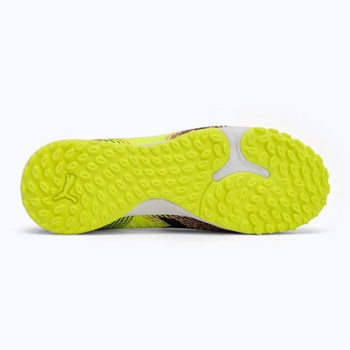 Buty piłkarskie dziecięce PUMA Future 8 Match TT + Mid yellow alert/ puma black/ sun struck