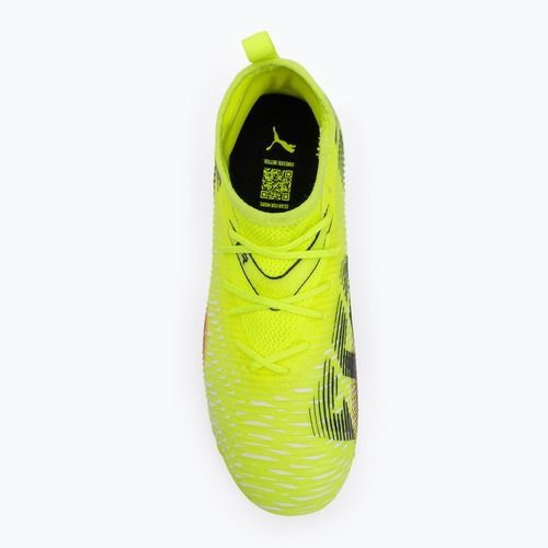 Buty piłkarskie dziecięce PUMA Future 8 Match TT + Mid yellow alert/ puma black/ sun struck