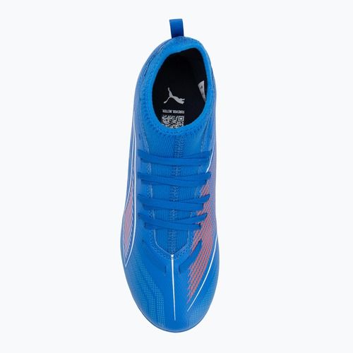 Buty piłkarskie dziecięce PUMA Ultra 6 Match FG/AG Jr ultra blue/puma white/glowing red