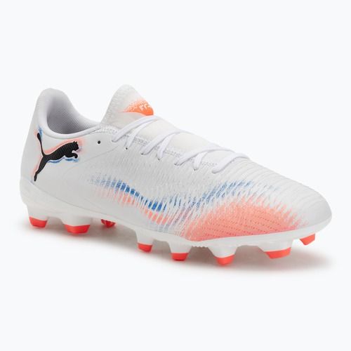 Buty piłkarskie męskie PUMA Future 8 Play FG/AG puma white/puma black/glowing red