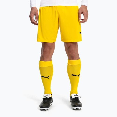 Getry piłkarskie PUMA Team Liga Core cyber yellow/puma black