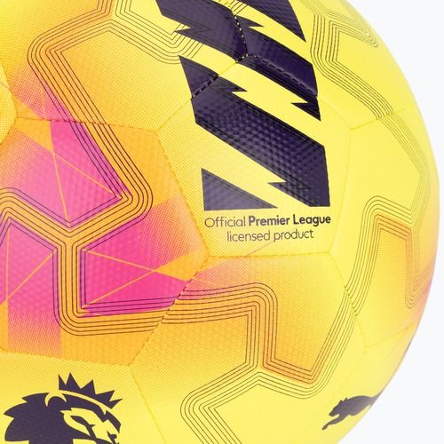 Piłka do piłki nożnej PUMA Orbita Cup PL Lights fluo yellow/multicolor rozmiar 5