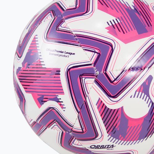 Piłka do mini piłki nożnej PUMA Orbita Mini Premier League Brilliance puma white/multicolor