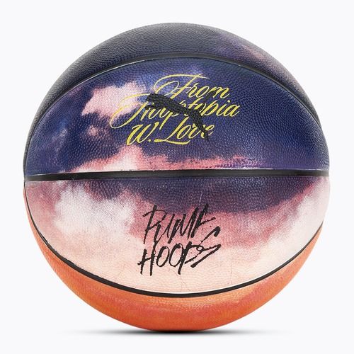 Piłka do koszykówki PUMA Hooptopia Sunset Basketball flame orange/puma black/multicolor rozmiar 7