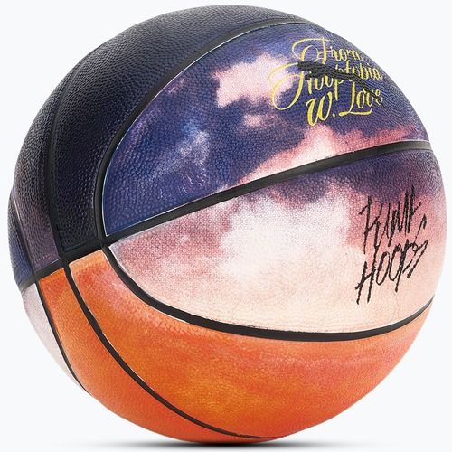 Piłka do koszykówki PUMA Hooptopia Sunset Basketball flame orange/puma black/multicolor rozmiar 7