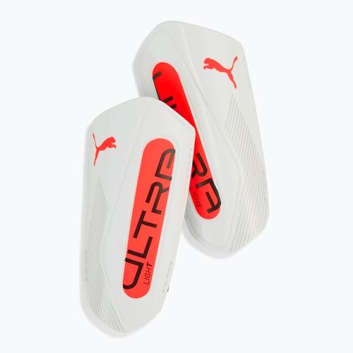 Ochraniacze na golenie PUMA Ultra Light Strap puma white/glowing red