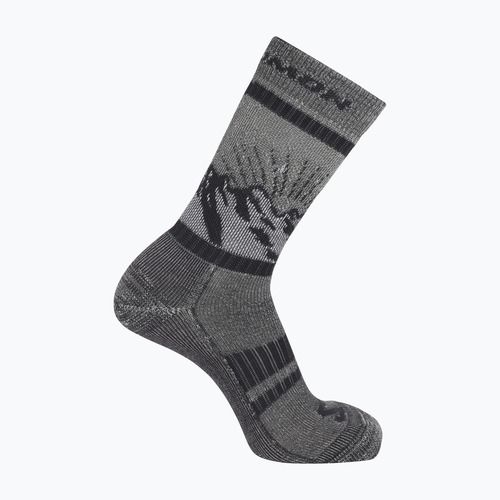 Skarpety Salomon Retro Wool black/asphalt