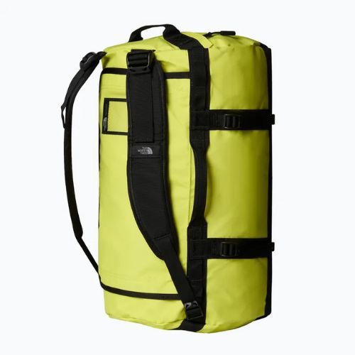Torba podróżna The North Face Base Camp Duffel S 50 l sulphur spring green/tnf black