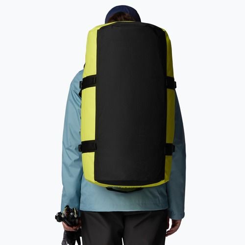Torba podróżna The North Face Base Camp Duffel M 71 l sulphur spring green/tnf black