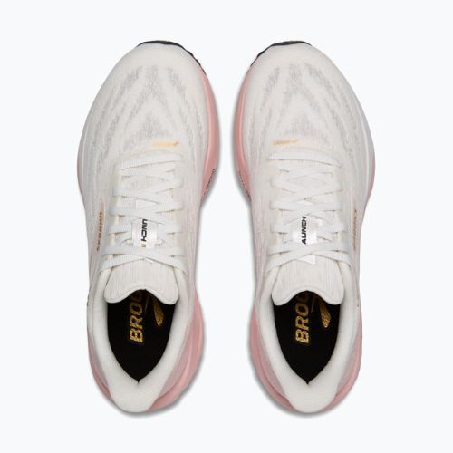 Buty do biegania damskie Brooks Launch 11 white/gold/pink