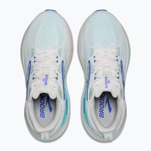 Buty do biegania damskie Brooks Glycerin GTS 22 white/limpet shell/amparo blue