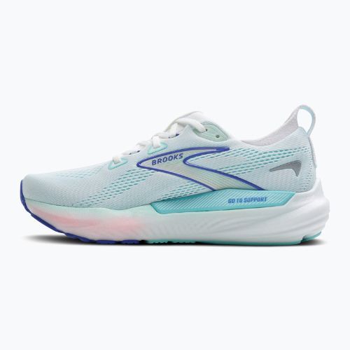 Buty do biegania damskie Brooks Glycerin GTS 22 white/limpet shell/amparo blue