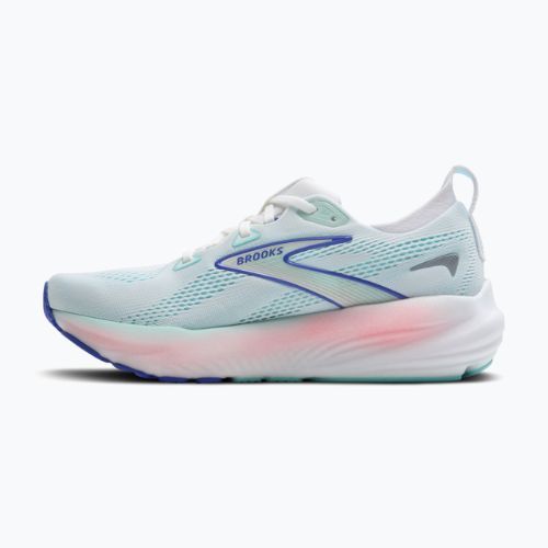 Buty do biegania damskie Brooks Glycerin 22 wide fit white/limpet shell/amparo blue