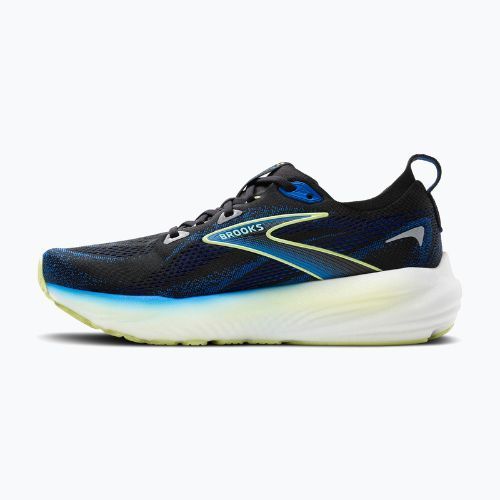 Buty do biegania męskie Brooks Glycerin 22 wide fit black/cobalt/neo yellow