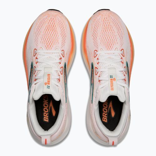 Buty do biegania męskie Brooks Glycerin 22 white/orange/green blue slate