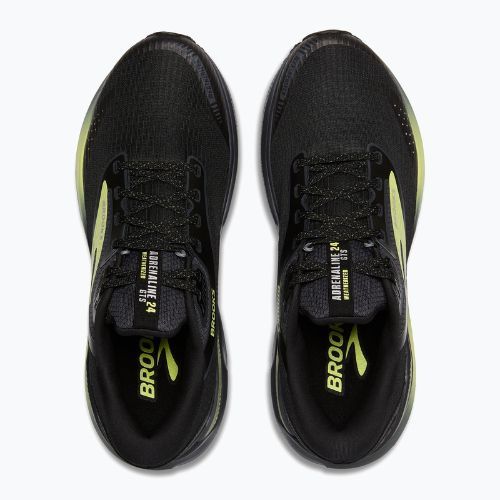 Buty do biegania męskie Brooks Adrenaline GTS 24 Weatherized black/ebony/new yellow