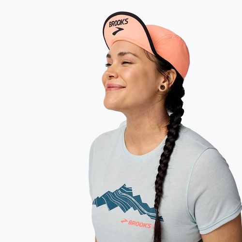 Czapka z daszkiem Brooks Lightweight Packable 2.0 neo ember/black