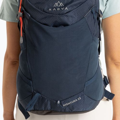 Plecak turystyczny KADVA Aventura 22 l stalowy niebieski