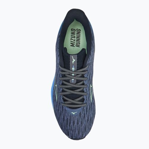 Buty do biegania męskie Mizuno Wave Rider 28 vintage indigo/neo mint/frontier blue