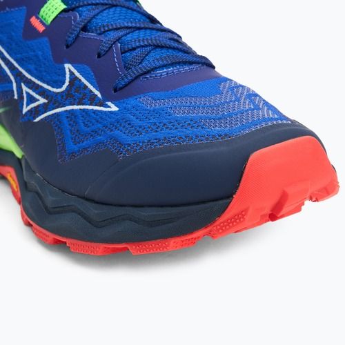 Buty do biegania męskie Mizuno Wave Daichi 9 reflex blue c/white/green geck