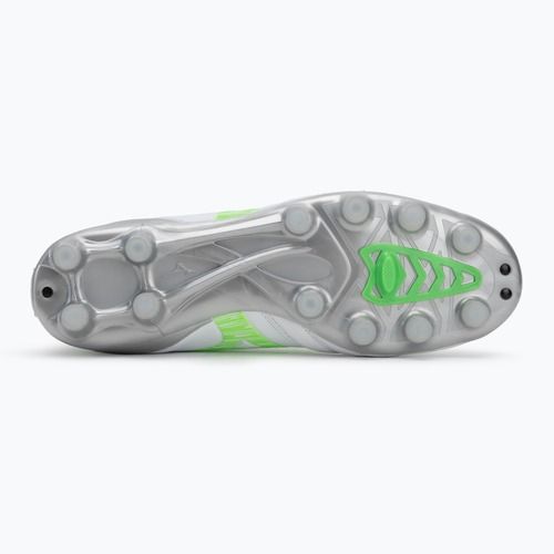 Buty piłkarskie Mizuno Morelia Neo IV Pro Md white/neon green/cool gray 3c