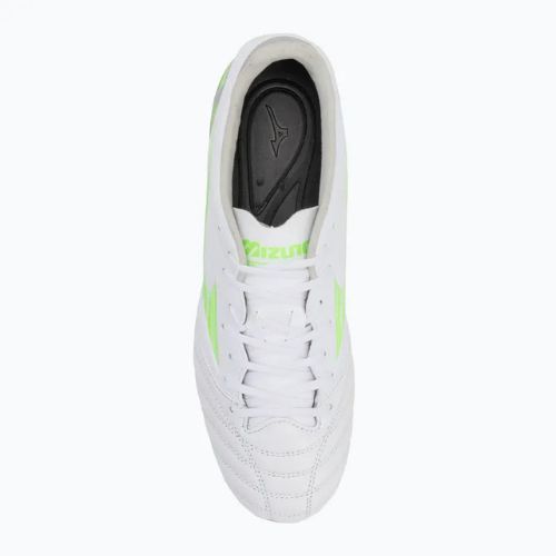 Buty piłkarskie Mizuno Morelia Neo IV Pro Md white/neon green/cool gray 3c