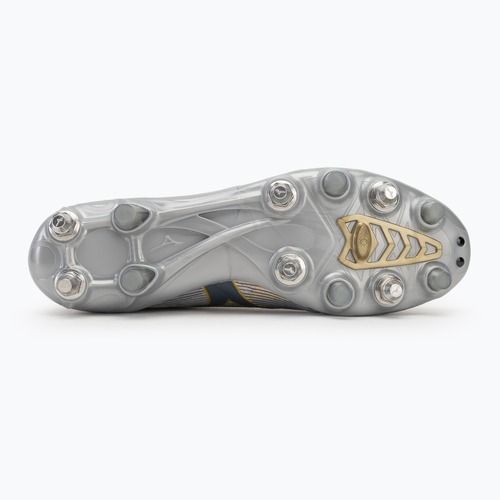 Buty piłkarskie męskie Mizuno α II Japan Mix galaxy silver/8605 c/gold