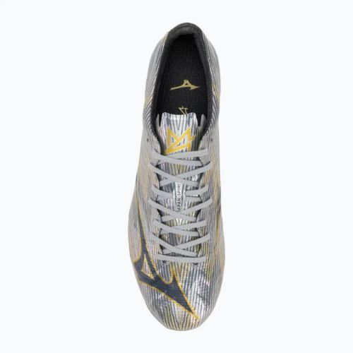 Buty piłkarskie męskie Mizuno α II Japan Mix galaxy silver/8605 c/gold