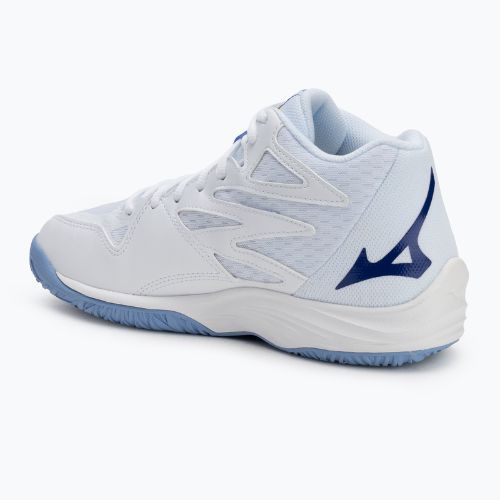 Buty do siatkówki Mizuno Thunder Blade Z Mid white/bellwether blue/bel air blue