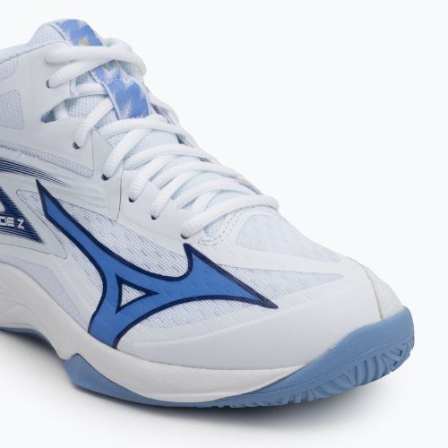 Buty do siatkówki Mizuno Thunder Blade Z Mid white/bellwether blue/bel air blue