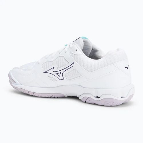 Buty do piłki ręcznej damskie Mizuno Wave Phantom 3 white/violet indigo/camellia rose