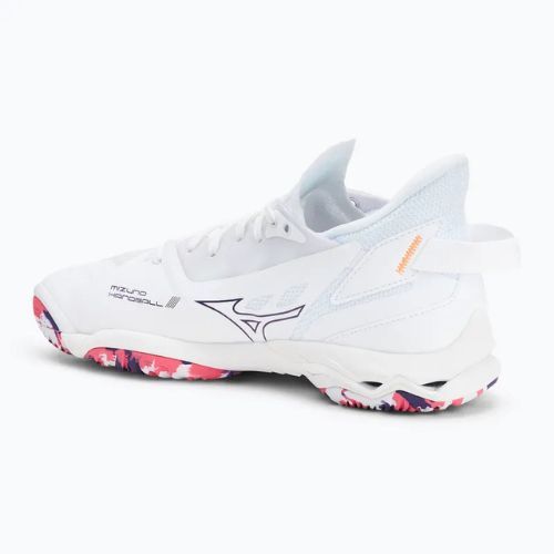 Buty do piłki ręcznej damskie Mizuno Wave Mirage 5 white/violet indigo/camellia rose