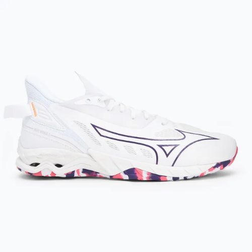Buty do piłki ręcznej damskie Mizuno Wave Mirage 5 white/violet indigo/camellia rose