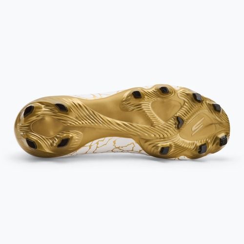 Buty piłkarskie męskie SKECHERS Razor 1.5 Academy FG white/gold