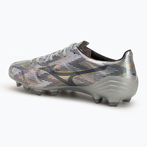 Buty piłkarskie męskie Mizuno α II Elite Md galaxy silver/8605 c/gold