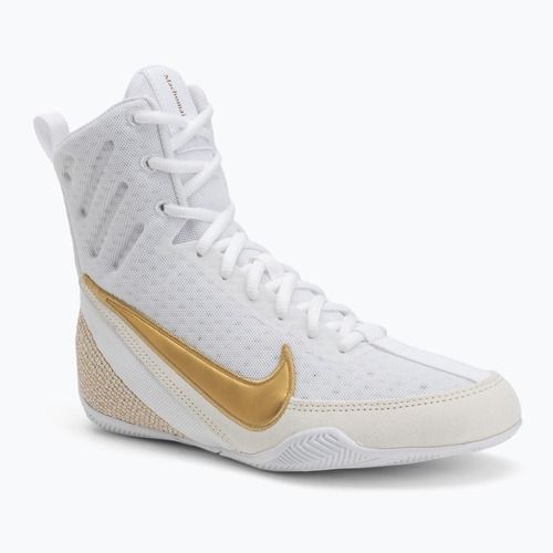 Buty bokserskie Nike Machomai 3 white/metallic gold
