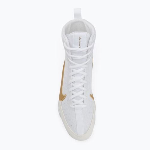 Buty bokserskie Nike Machomai 3 white/metallic gold