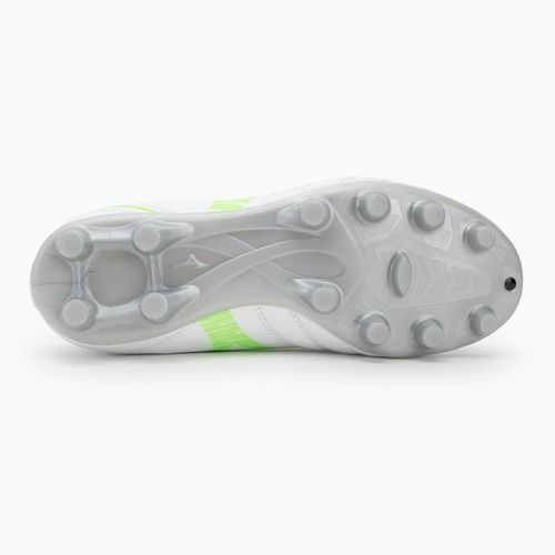 Buty piłkarskie dziecięce Mizuno Monarcida Neo III Select Jr Md white/neon green