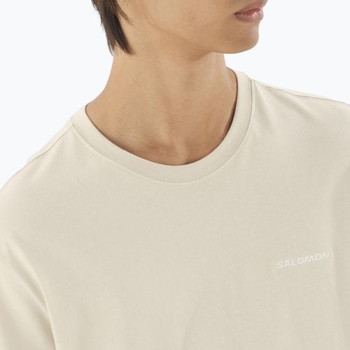 Koszulka męska Salomon Logo Tee rainy day