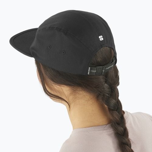 Czapka z daszkiem Salomon 5 Panel deep black