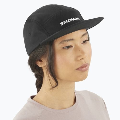 Czapka z daszkiem Salomon 5 Panel deep black