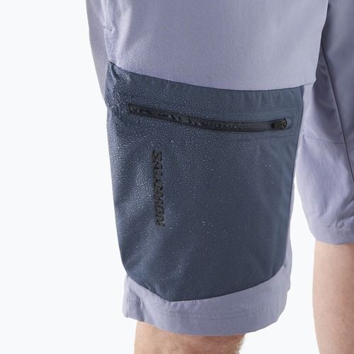 Spodenki trekkingowe męskie Salomon Outerpath Utility blue granite/blue nights