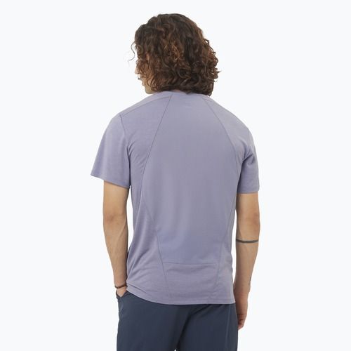 Koszulka męska Salomon Outline Tee blue granite