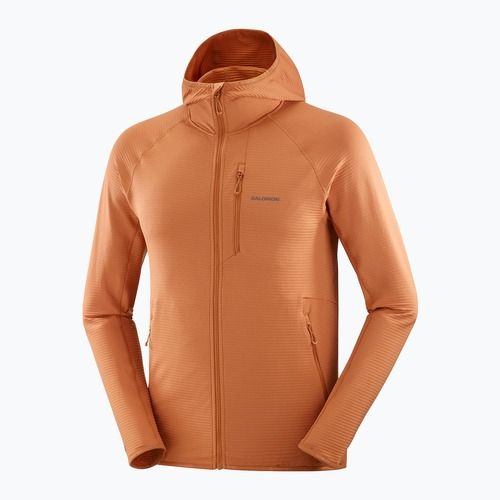 Bluza trekkingowa męska Salomon Sntial Lightwarm Hybrid sierra
