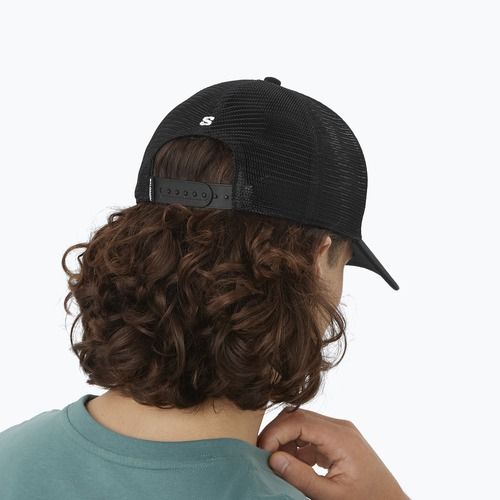 Czapka z daszkiem Salomon Trucker deep black