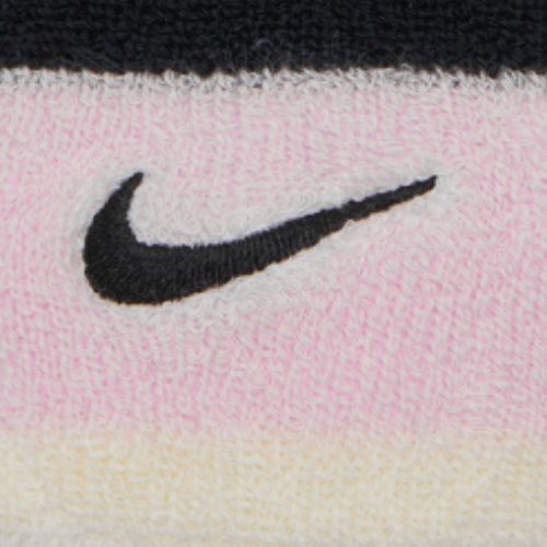 Frotki na nadgarstki Nike Swoosh Wristbands pink foam/coconut milk/black