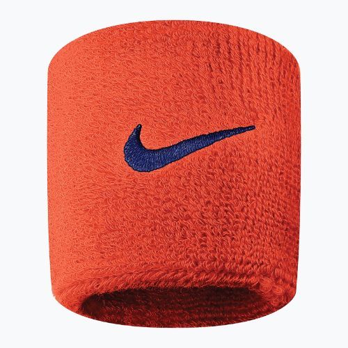 Frotki na nadgarstek Nike Swoosh Wristbands team orange/college navy