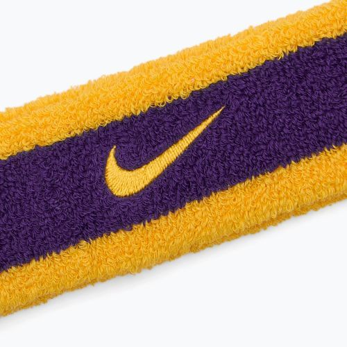 Opaska na głowę Nike Swoosh Headband university gold/court purple/university gold